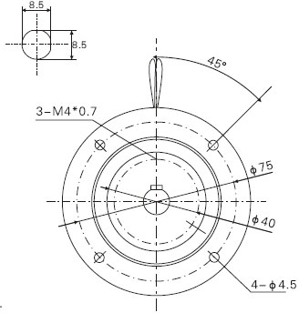 ZKG-AN型微型磁粉离合器